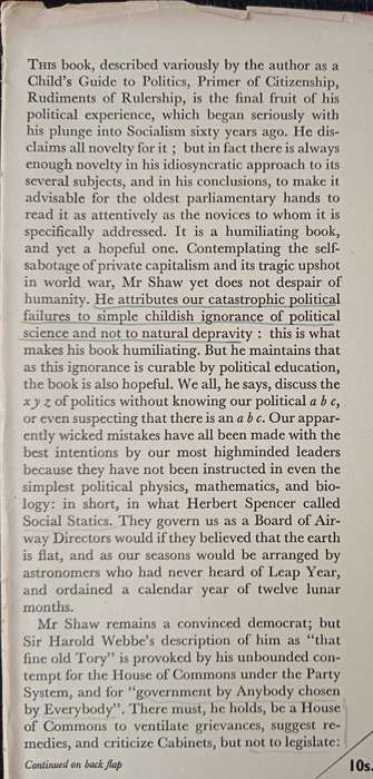 Everybody's Political What's What? by Bernard Shaw