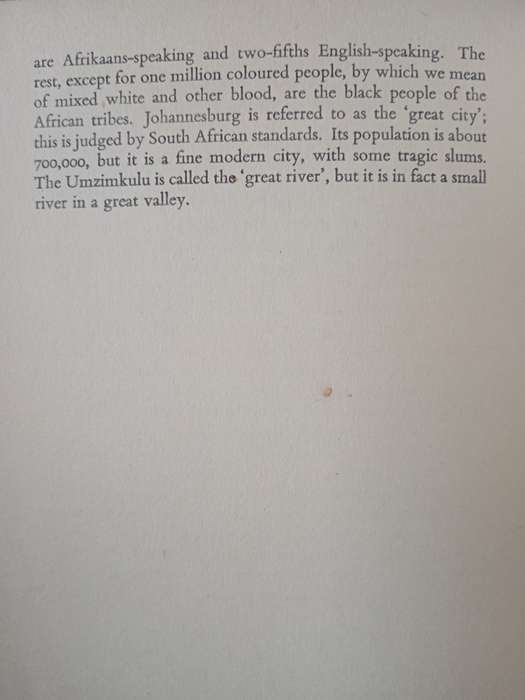Cry, The Beloved Country by Alan Paton