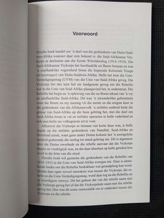 Die Suid-Afrikaanse Vrykorps van Duits-Suidwes-Afrika by Gordon McGregor
