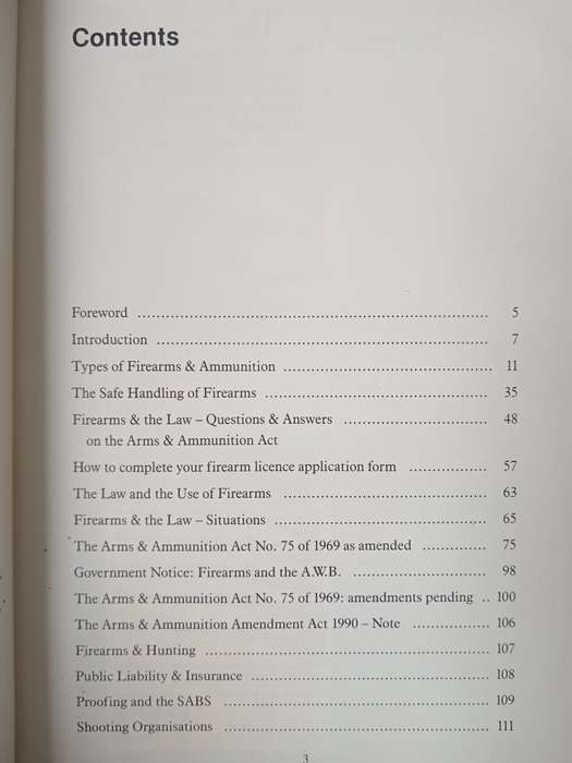 The Gun Owner's Guide to SA Law & the Safe Handling of Firearms by Gerald Hymns