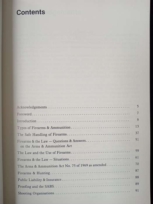 The Gun Owner's Guide to SA Law & the Safe Handling of Firearms by Gerald Hymns