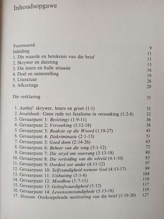 Die Brief van Jakobus by Dr E A C Pretorius