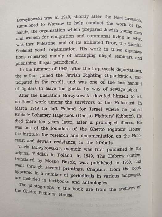 Between Tumbling Walls by Tuvia Borzykowski Translated from Yiddish by Mendel Kohansky