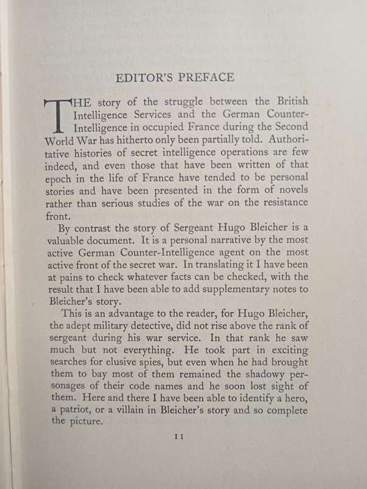 Colonel Henri's story by Hugo Bleicher