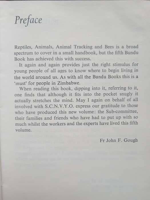 The Bundu Book of Mammals, Reptiles & Bees