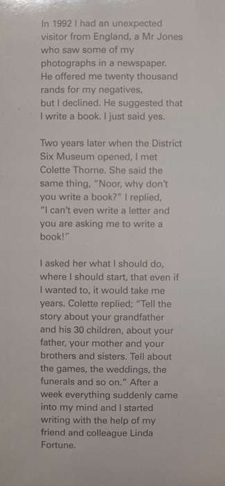 Noor's Story My life in District Six by Noor Ebrahim
