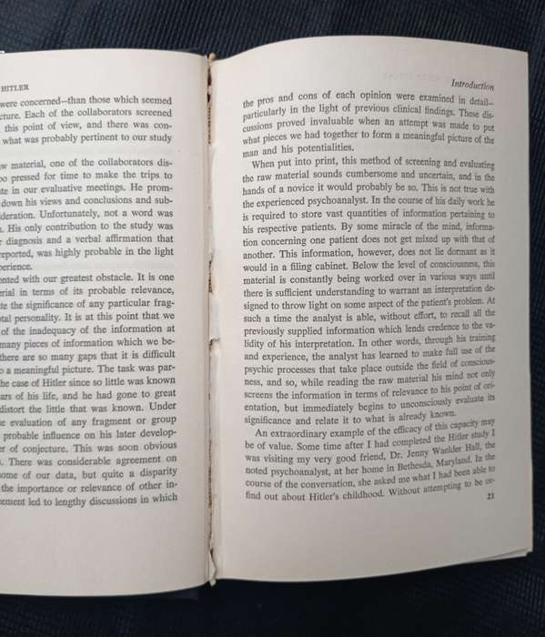 The Mind of Adolf Hitler by Walter C Langer