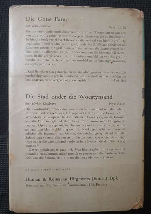 Die Verlore Stad by J J G Grobbelaar & Pieter W Grobbelaar