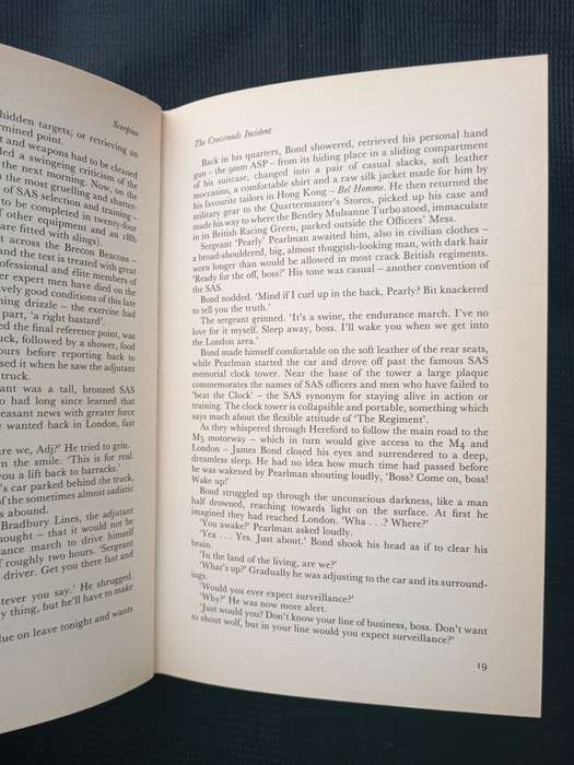 James Bond in John Gardner's Scorpius