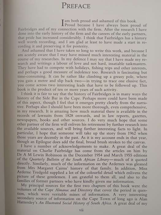 Fairbridge Arderne & Lawton by R M MacSymon