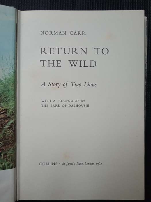 Return to the Wild by Norman Carr