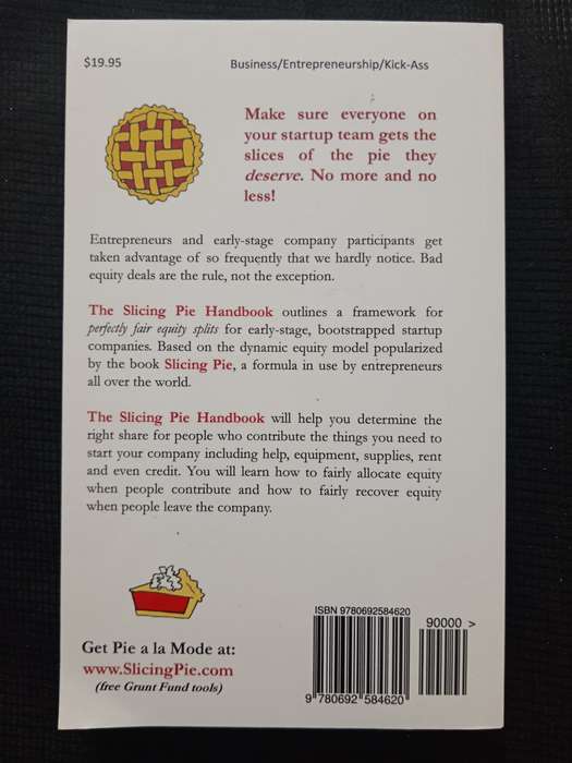 Slicing Pie Handbook by Mike Moyer