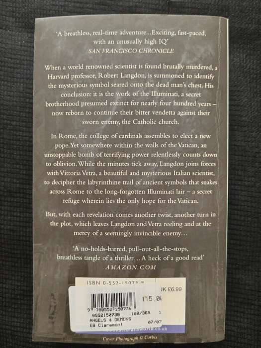 Angels & Demons by Dan Brown