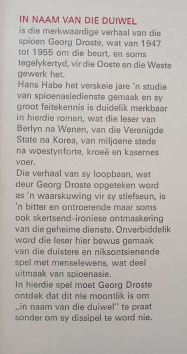 In Naam van die Duiwel by Hans Habe
