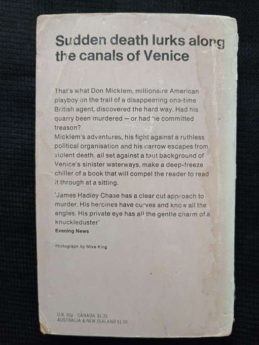 Mission to Venice by James Hadley Chase