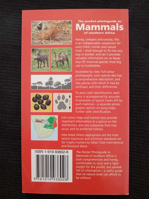 The photoguide of Mammals of Southern Africa by Burger Cillié