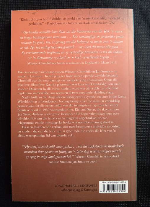Churchill & Smuts Die Vriendskap by Richard Steyn
