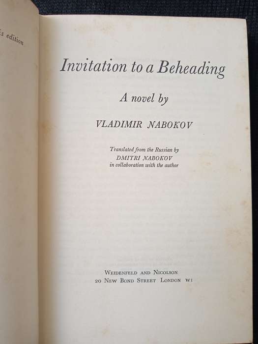 Invitation to a Beheading by Vladimir Nabokov