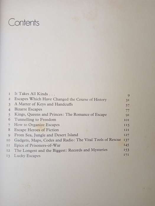The Master Book of Escapes by Donald McCormick Foreword by Airey Neave