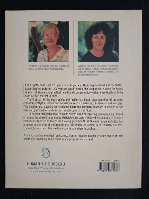 A Taste for Health by Pat Barton & Magdaleen VAN Wyk
