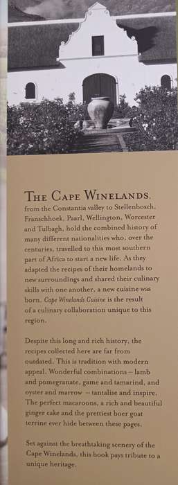 Cape Winelands Cuisine Compiled by Hetta Van Deventer-Terblanche