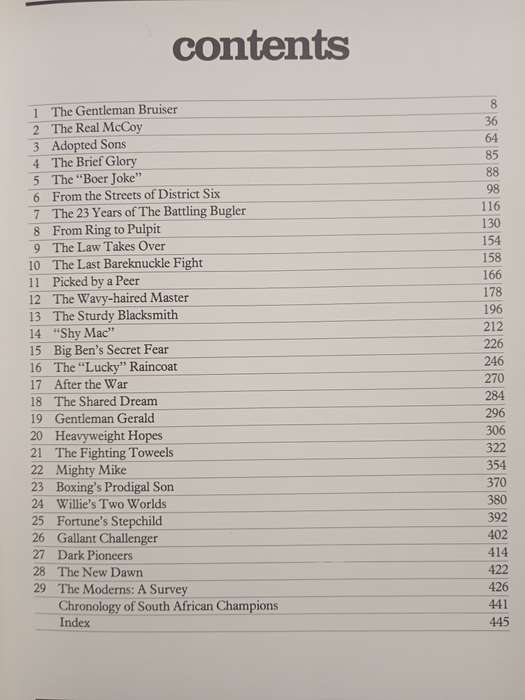 The Fighters A Pictorial History of SA Boxing from 1881 by Chris Greyvenstein