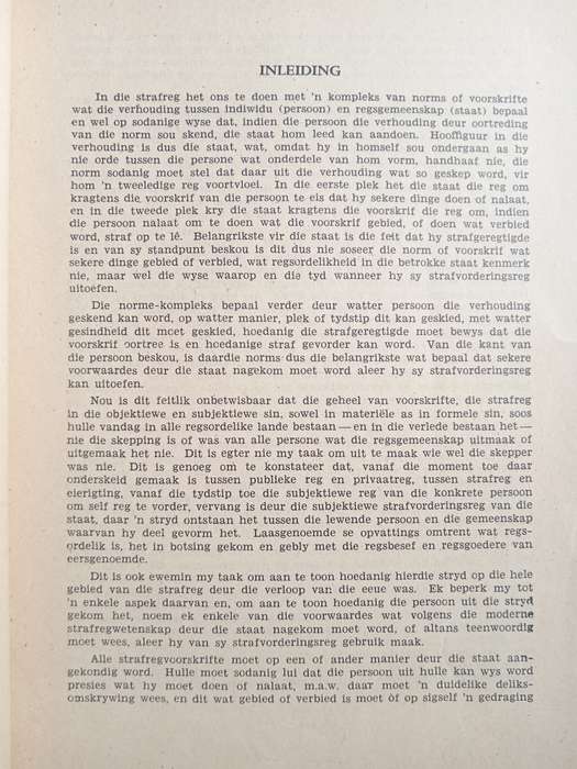 Die Leer van Versari in re Illicita in die Strafreg by H L Swanepoel