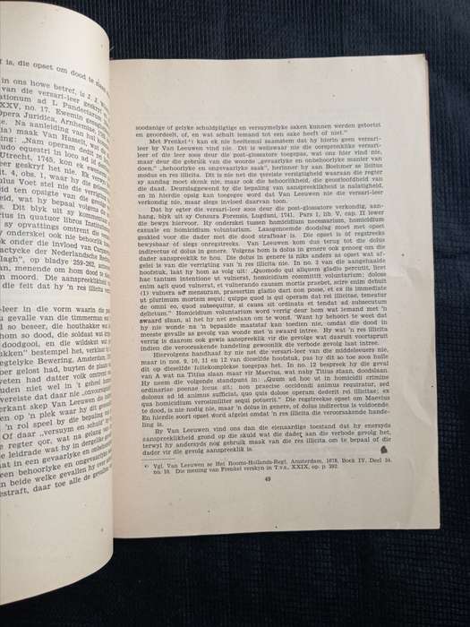 Die Leer van Versari in re Illicita in die Strafreg by H L Swanepoel