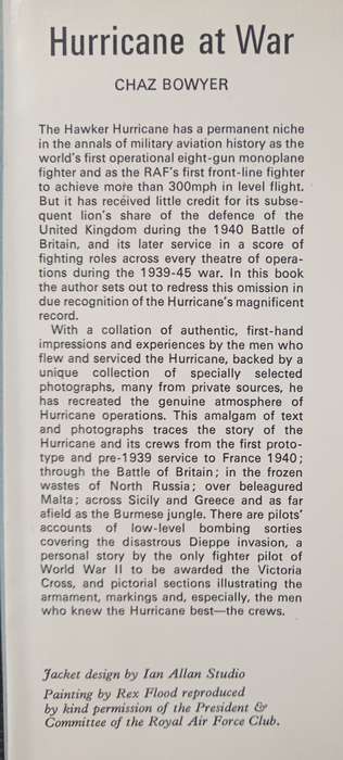 Hurricane at War by Chaz Bowyer