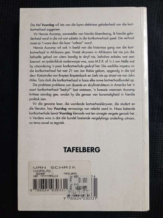 Vuurslag Compiled by Hennie Aucamp