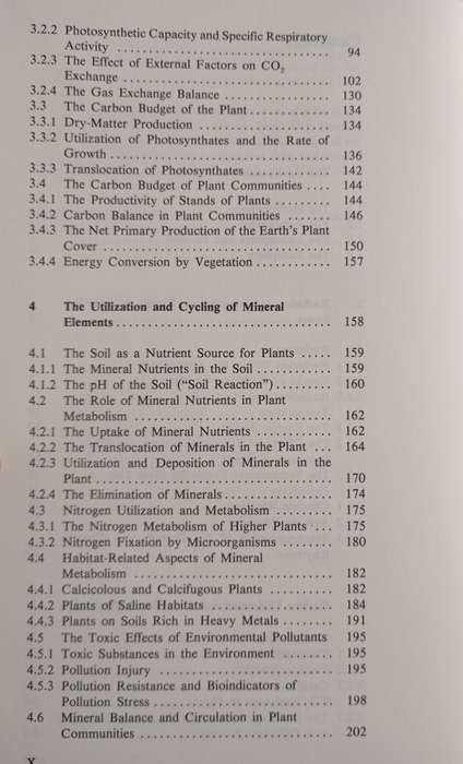 Physiological Plant Ecology by W Larcher