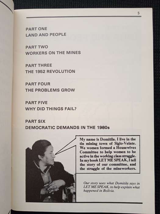 Bolivia The Unfinished Struggle