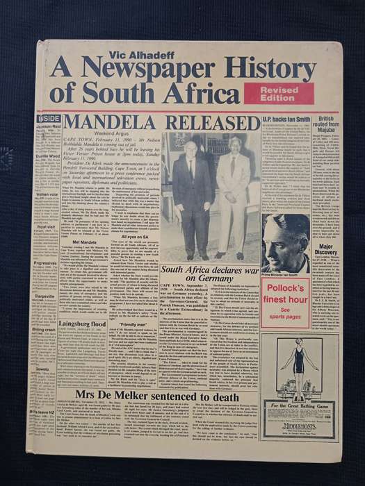 A Newspaper History of South Africa by Vic Alhadeff