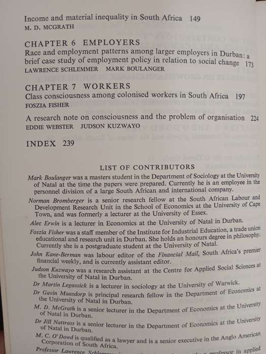 Change, Reform & Economic Growth in South Africa by Editors Lawrence Schlemmer & Eddie Webster