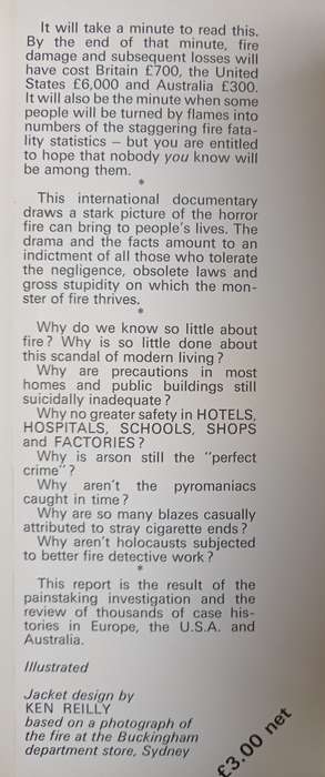 Fire An International Report by Stephen Barlay