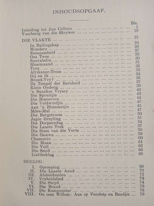 Die Vlakte en Ander Gedigte by Jan F E Celliers