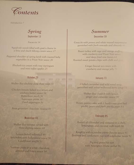 A Year on a Cape Wine Estate Entertaining at Hamilton Russell Vineyards by Olive Hamilton Russell