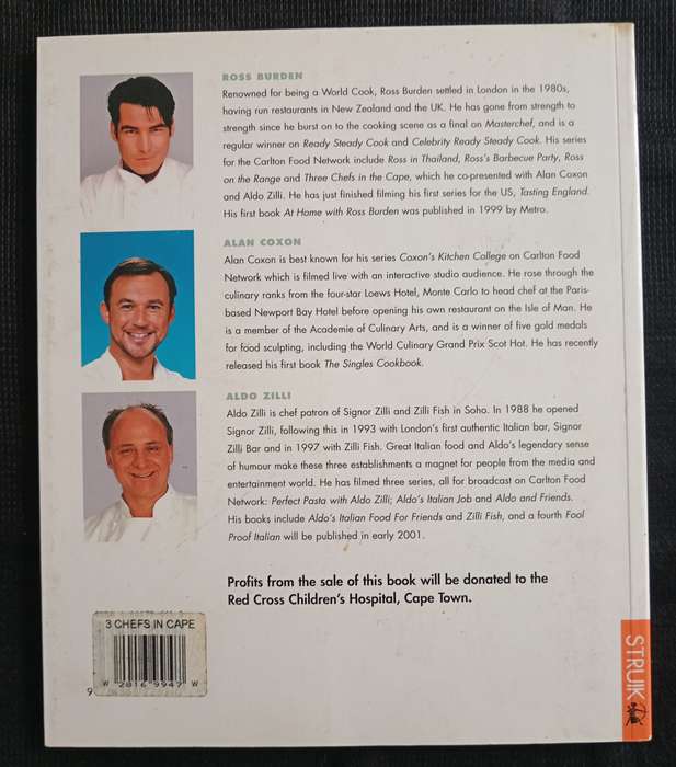 Three Chefs in the Cape by Ross Burden, Alan Coxon & Aldo Zilli