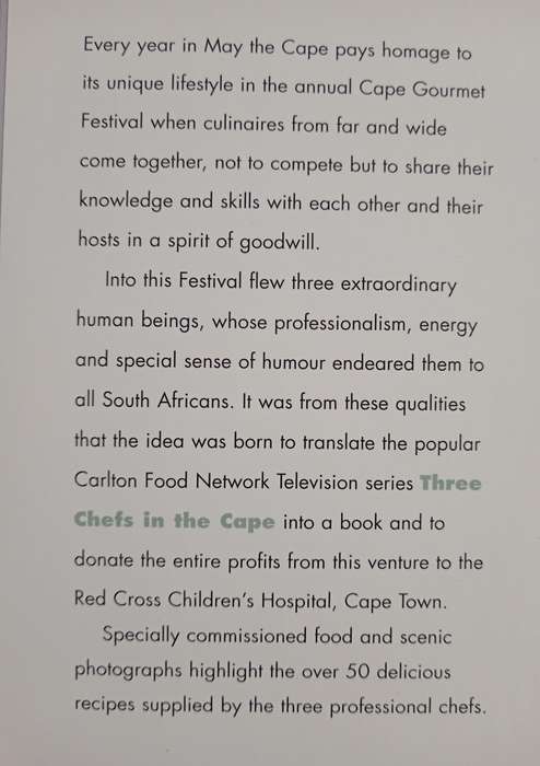 Three Chefs in the Cape by Ross Burden, Alan Coxon & Aldo Zilli