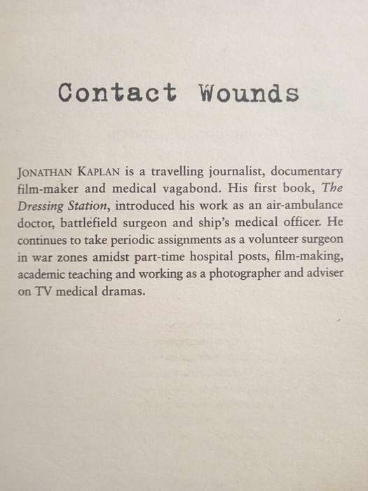 Contact Wounds by Jonathan Kaplan