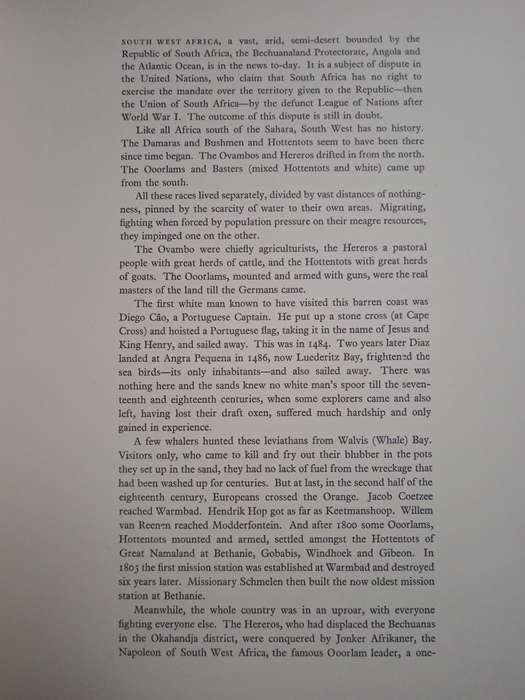 South West Africa by Alice Mertens with Introduction by Stuart Cloete