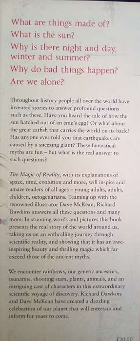 The Magic of Reality by Richard Dawkins Illustrated by Dave McKean