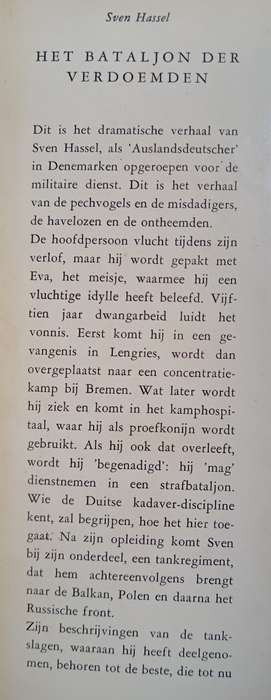 Het Bataljon Der Verdoemden by Sven Hassel