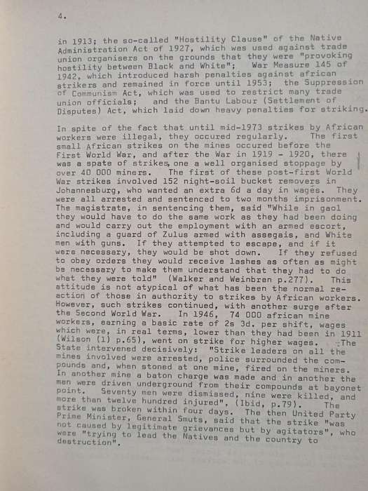 The Durban Strikes 1973 by Institute for Industrial Education