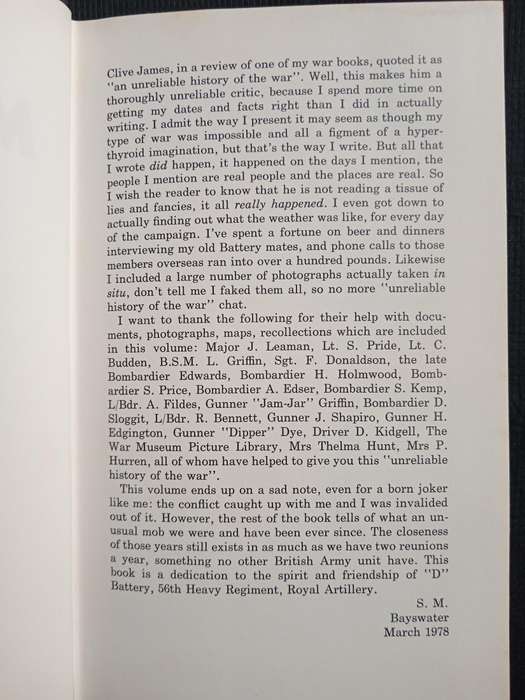 Mussolini His Part in my Downfall by Spike Milligan