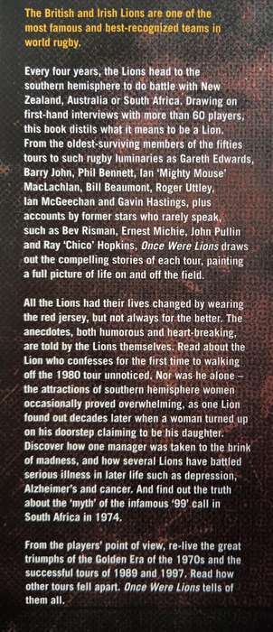 Once Were Lions by Jeff Connor & Martin Hannan
