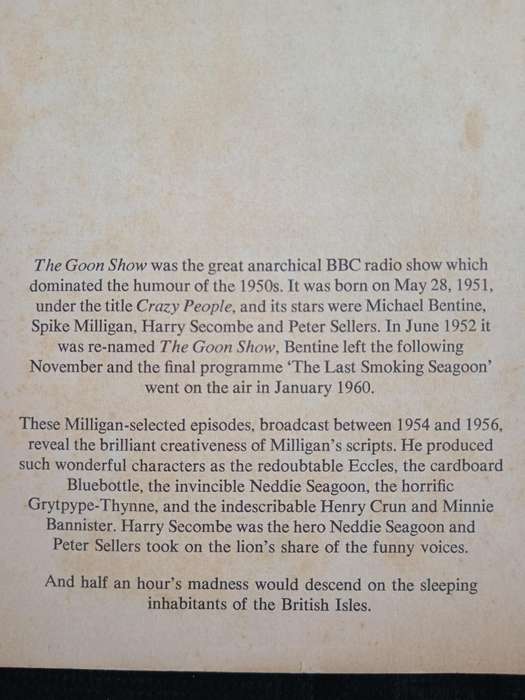 The Goon Show Scripts by Spike Milligan