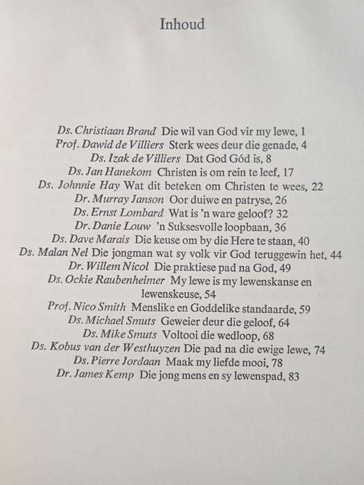 In die Operasionele Gebied by Prof Dawid de Villiers