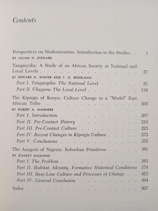 Three African Tribes in Transition Edited by Julian H Steward