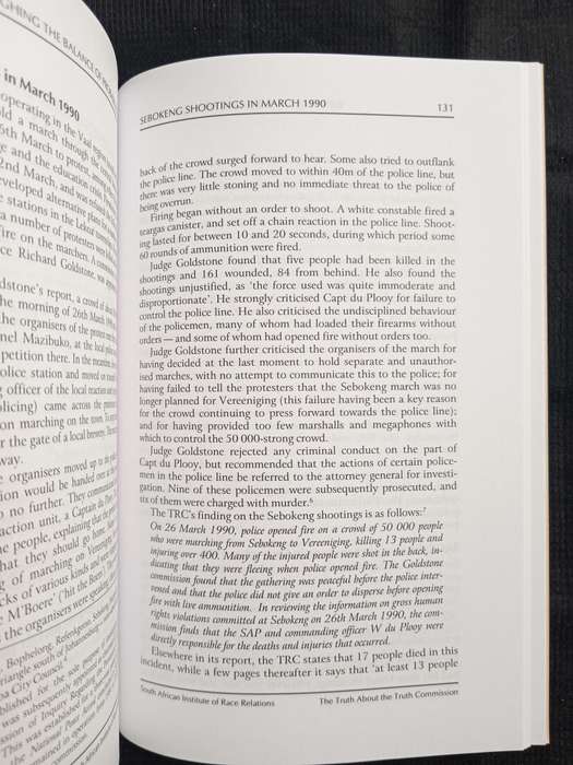 The Truth About The Truth Commission by Anthea Jeffery